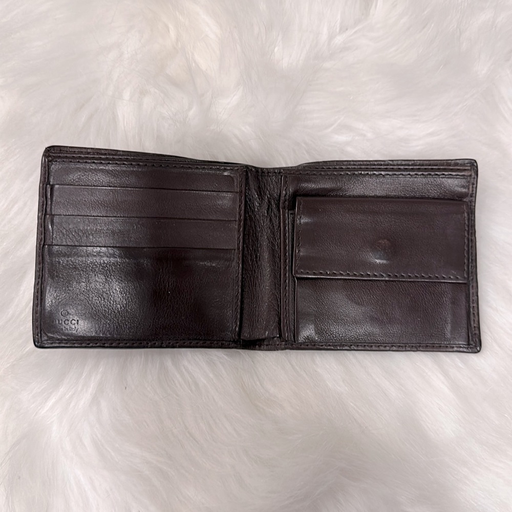 Authentic Gucci Bifold Wallet Brown - Picture 4 of 5